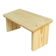 Banc de méditation en bois