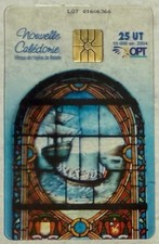 CALÉDONIE OPT VITRAUX TÉLÉCARTE RÉF PHONECOTE NC123 PHONECARD SCHEDA CARTE CARTA