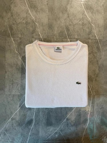Pull lacoste col rond - pull,