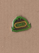 pin's Comex (époxy fond doré signé Choisy-C) longueur: 2,3 cm