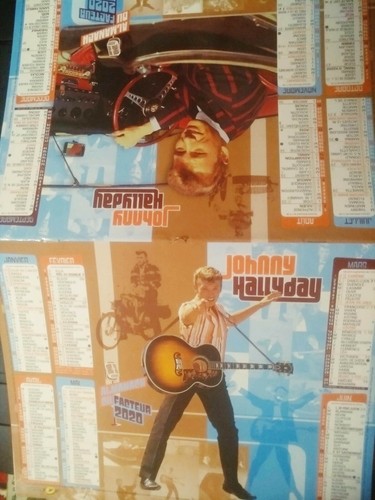 Almanach johnny hallyday - johnny,
