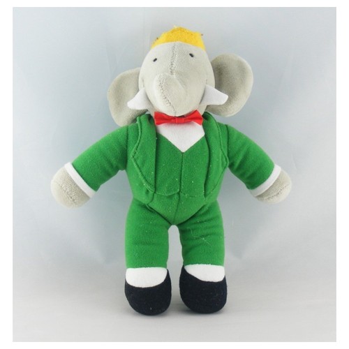Doudou peluche eléphant babar - doudou,