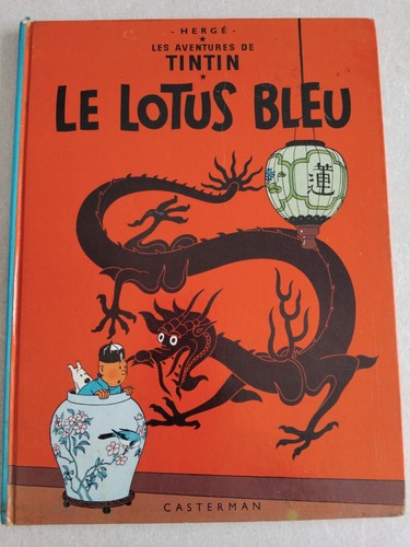 Tintin lotus bleu - bleu, –