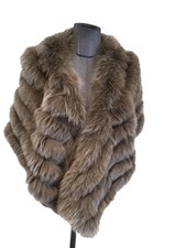 Exceptionnelle Étole Fourrure Renard Marron Christian Dior Tbe Authentique 