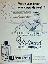 PUBLICITÉ 1954 MOLINARD