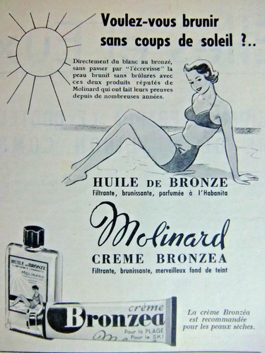 Publicité 1954 molinard - publicitÉ,