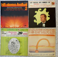 Disques vinyle 33 T - Lot de 12 divers