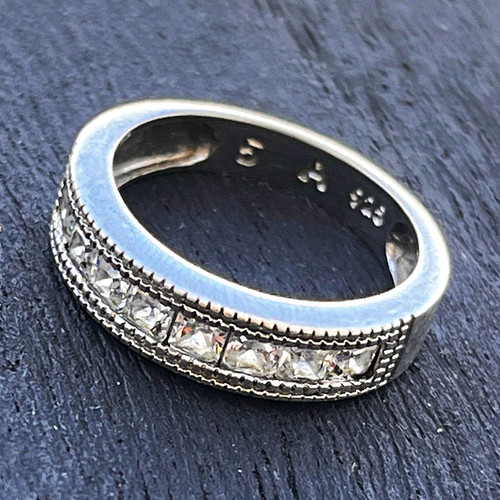 Vintage sterling silver cz - sterling,