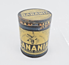 RARE BOITE BANANIA CYLINDRIQUE