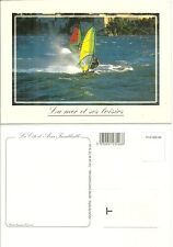CARTE POSTALE - PLANCHE A VOILE OCEAN VAGUE SPORT VACANCE / WINDSURF POSTCARD
