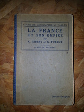 cours de géographie M.Fallex la France et son empire classe de 1er 1943