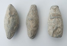 3 BALLES DE FRONDE EN PLOMB