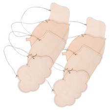 Lot de 8 plaques en bois