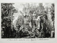Eau-forte de Giovanni Battista PIRANESI Roma