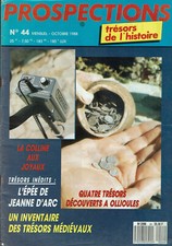 PROSPECTIONS TRESORS DE L'HISTOIRE N°44 1988  Détection treasure hunting 
