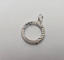 925 Sterling Silver Rope Edge