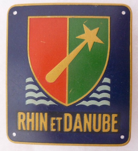 Insigne plaque bras rhin - de,