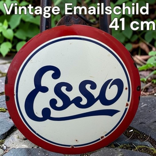 Vintage esso plaque - vintage,