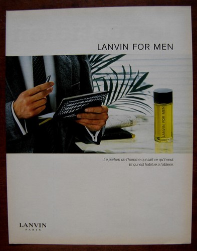 Publicité papier eau de - -,