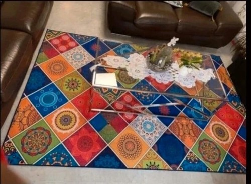 Tapis salon 160 240 coloré - tapis,