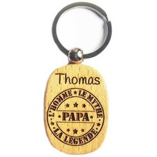 superbe porte clefs bois