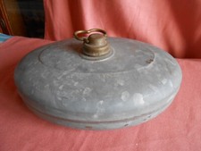 Bouillotte ancienne en Métal Galvanisé étanche