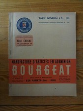 Tarif 1955 Manufacture