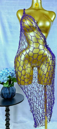 Handmade purple crochet - purple,