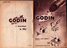 GUISE (02) Familistère / FOURNEAUX POELES ... "GODIN / RABAUX" Catalogue en 1939