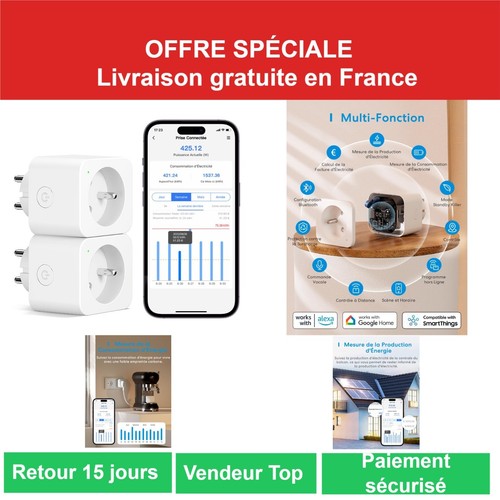 Meross prise connectée wifi - prise,