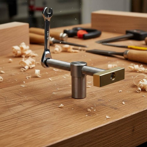 étau table laiton - en,