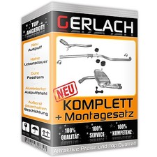 Pot d'échappement pour Audi A3 Sportback 1.9 TDi TD hayon incliné 2005-2008 é...