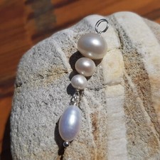 pendentif en perles de culture