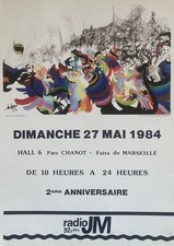 AFFICHE ORIGINALE – RADIO JM