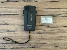 Dictaphone Philips classic 388 , pocket memo + K7 vierge fonctionnel .