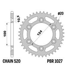 DUCATI SS 350 1992-1994 pignon