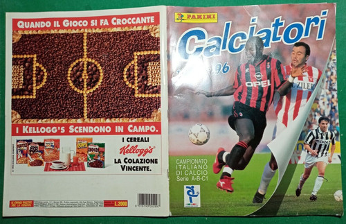 Album foot panini 1995 96 - album, 1995/96