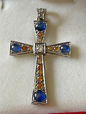 BIJOUX PENDENTIF CROIX OR 18