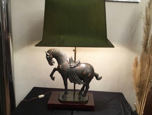 Grande sculpture cheval - grande, lampe