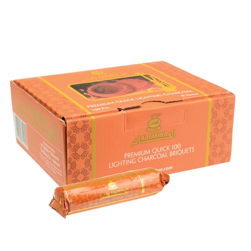 Charbon fakher 33mm boite - charbon,