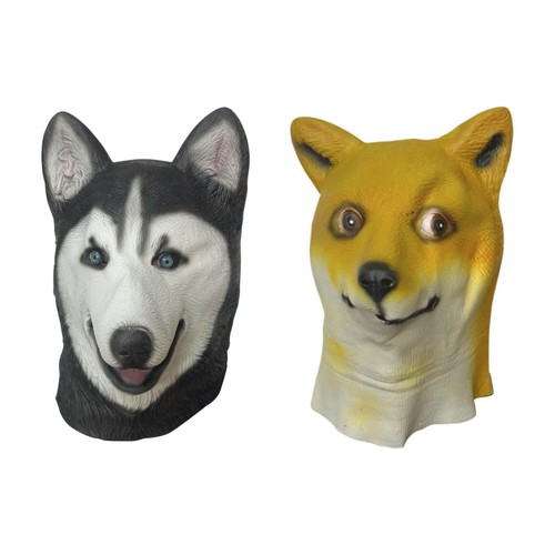 Masque tête chien - de,