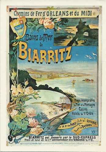 Carte postale affiche trains - postale,