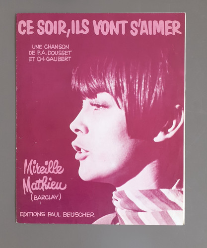 Partition mireille mathieu ce - mireille, mathieu/