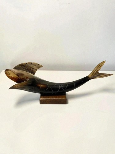 Statue poisson antique - , en
