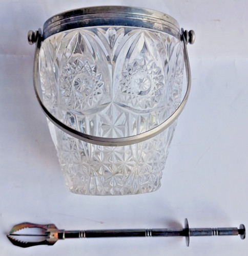 Ancien seau glace glaçons - seau, à