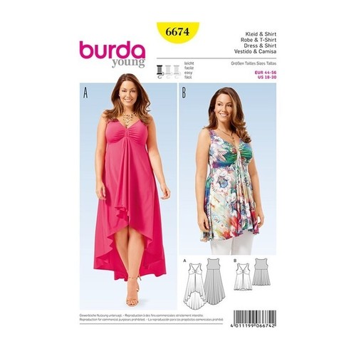 6674 patron burda - 6674,
