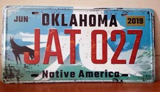 Plaque immatriculation 30 X 16 cm -USA: OKLAHOMA