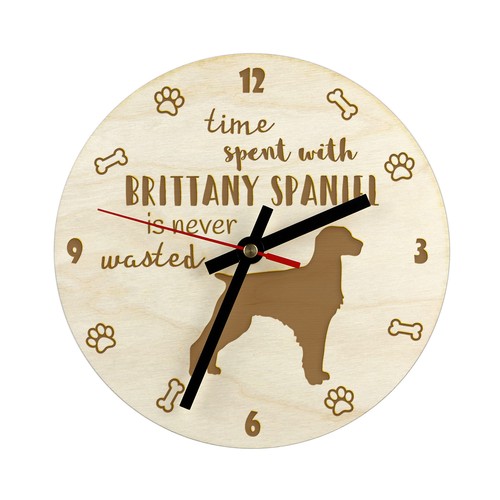 Epagneul breton horloge - epagneul,