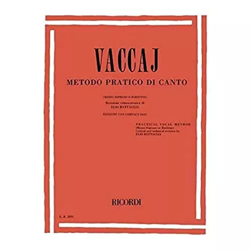 Nicola vaccai metodo - nicola, :
