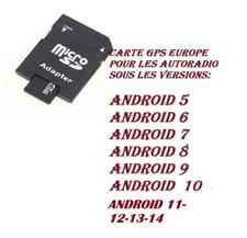 Micro SD Carte (8G)GPS EUROPE